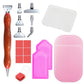 1 Set 5D Resin Crystal Diamond Painting Pen with Metal Tips Tray Glue Clay Non-slip Mat Diamond Painting Tools Kit