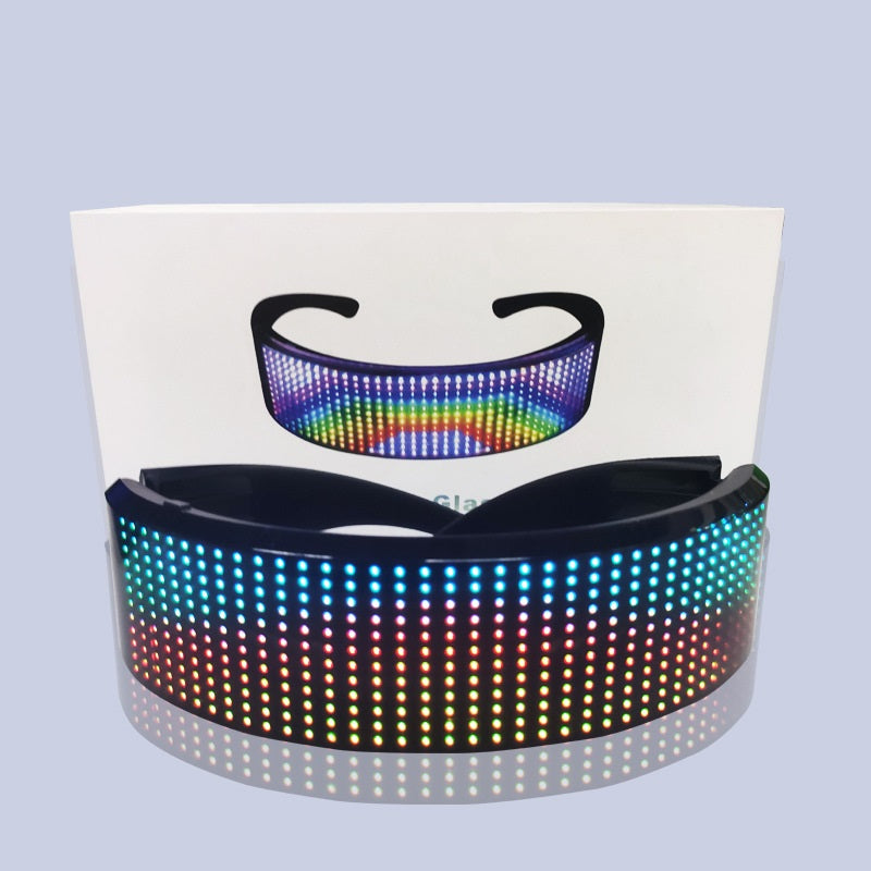 Concert Sunglasses DIY LED Bluetooth Glasses App Control Luminous  Flashing