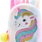 Unicorn Children Princess School Bag Cartoon Kindergarten Schoolbags Kids Color Plush Soft Cute Girls Travel Backpack